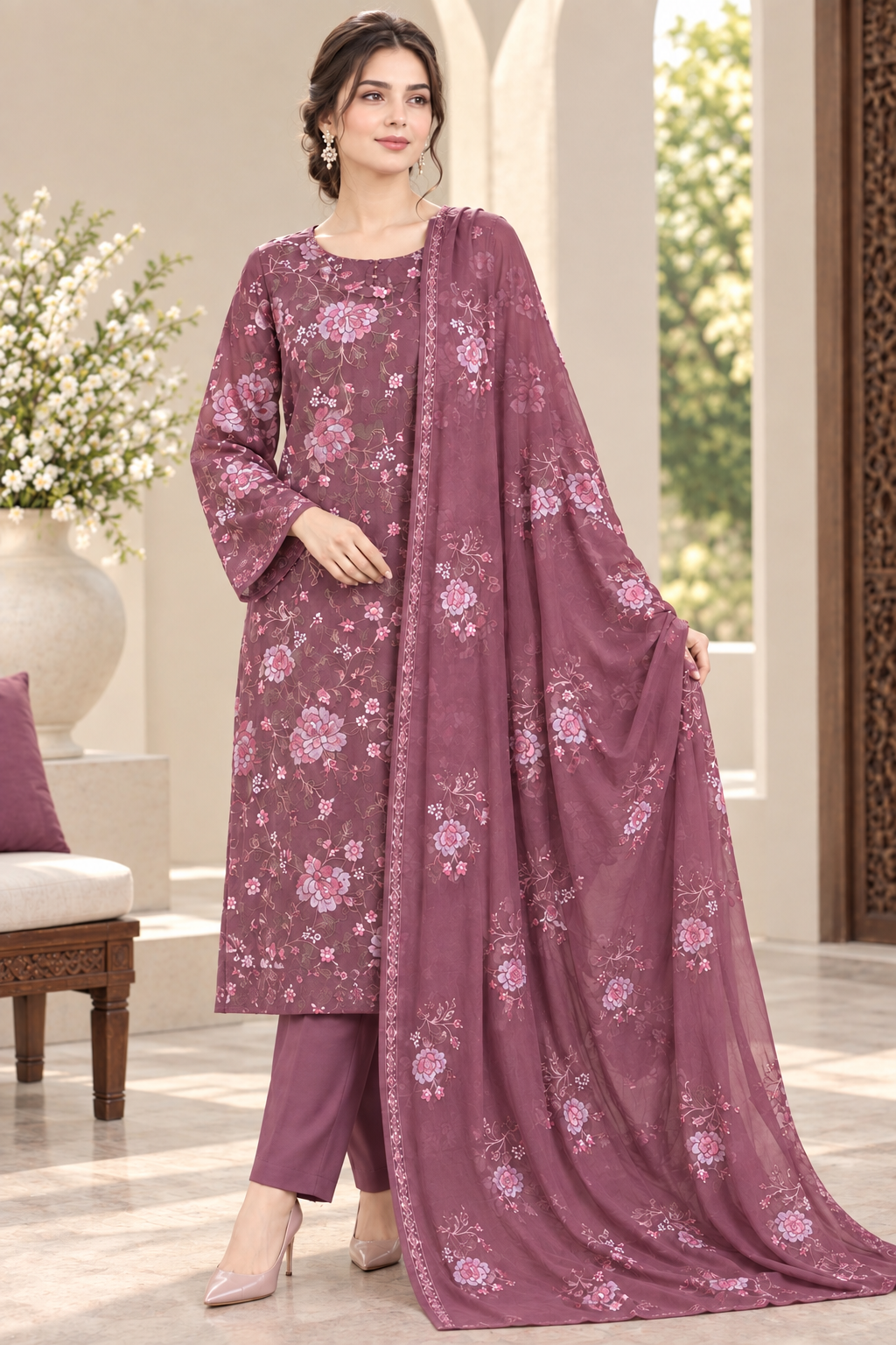 6bec0912-b1c5-4bc5-9d75-b9f6d54544d7 Mulberry 3-Piece Fancy Suit- SKU 339 - Image 1